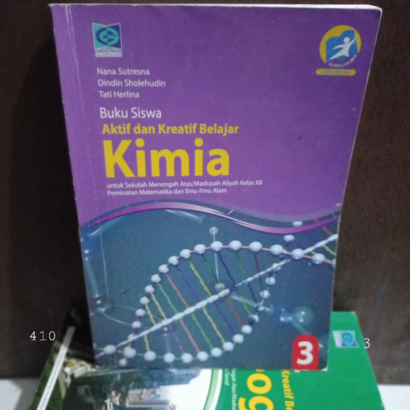 BUKU BEKAS KIMIA SMA KELAS 3 grafindo