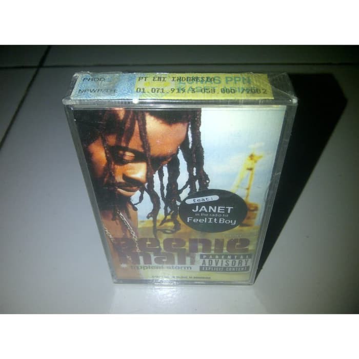 Beenie Man - Tropical Storm 2002 ORIGINAL KASET SEGEL ANTIK Bob Marley