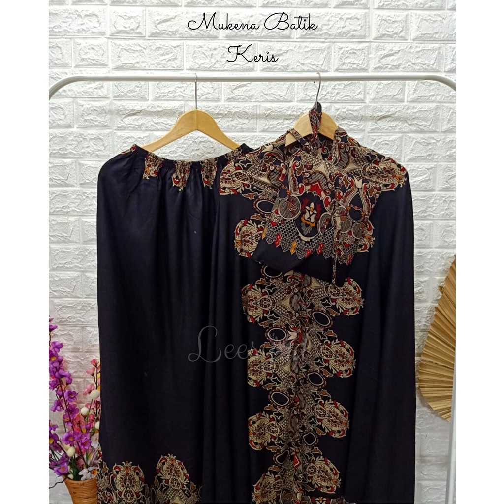 Mukena Dewasa Geembe.id - Mukena Dewasa Bali Batik Keris 02(J2E7) Mukena Dewasa Jumbo Premium Mukena