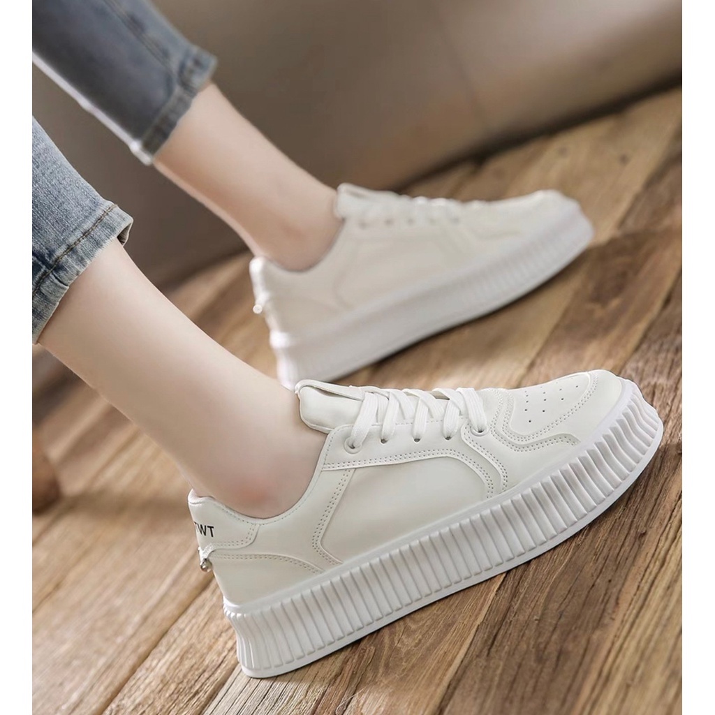 AVANCEID 1913 Sepatu Sneakers Wanita Sekolah Olahraga Sport Putih Import