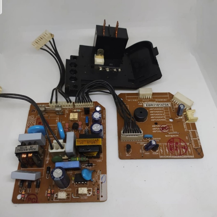 MODUL PCB AC LG JETCOOL JETCOLD 1 SET 2 KEPING S07SL LG MODEL HS-C076QPA0 ORIGINAL