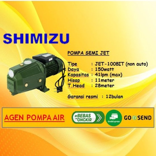 Pompa SHIMIZU SEMIJET JET 100BIT / POMPA SEMIJET / SHIMIZU JET100BIT