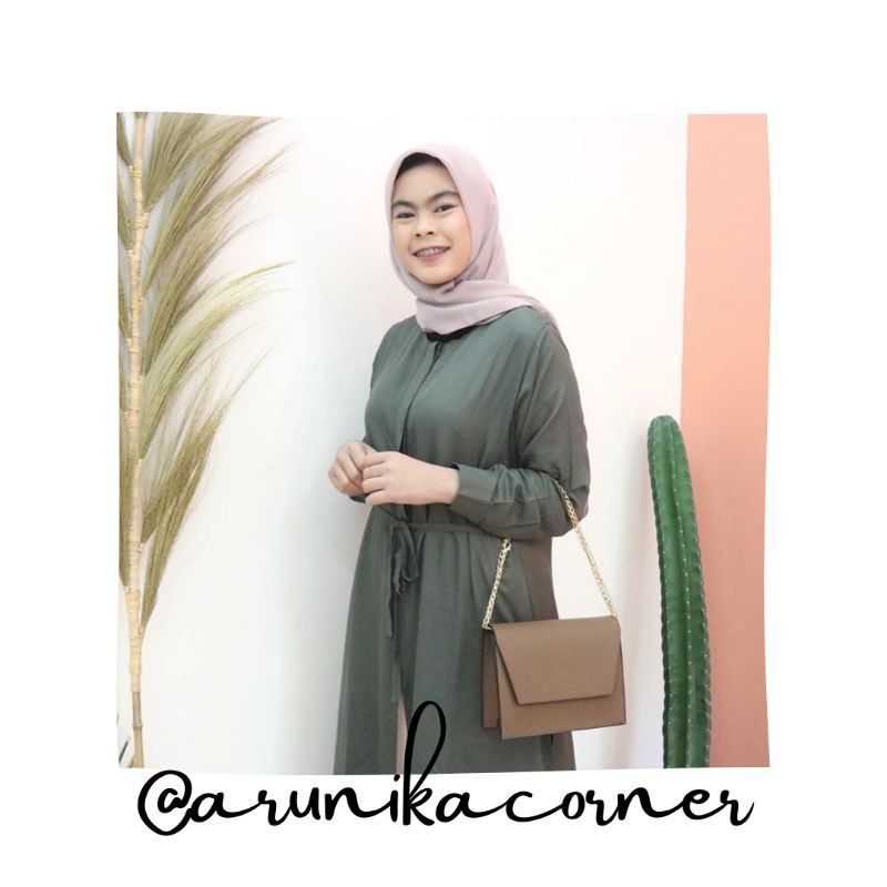 Flicka Bags Madiun W 60 Brown Sling Bag Tas Selempang Kondangan