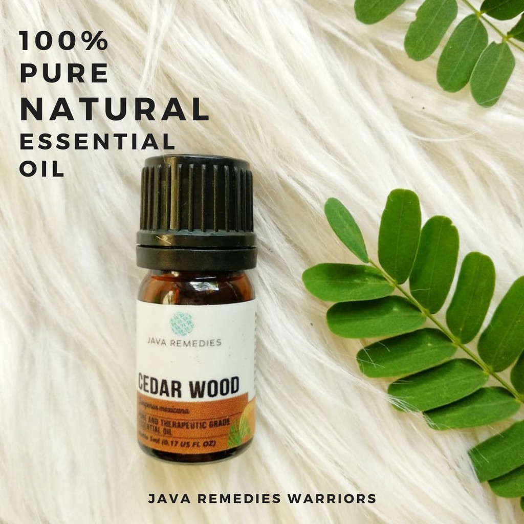 JAVA REMEDIES ESSENTIAL OIL 100% PURE THERAPEUTIC GRADE 1 CEDAR WOOD