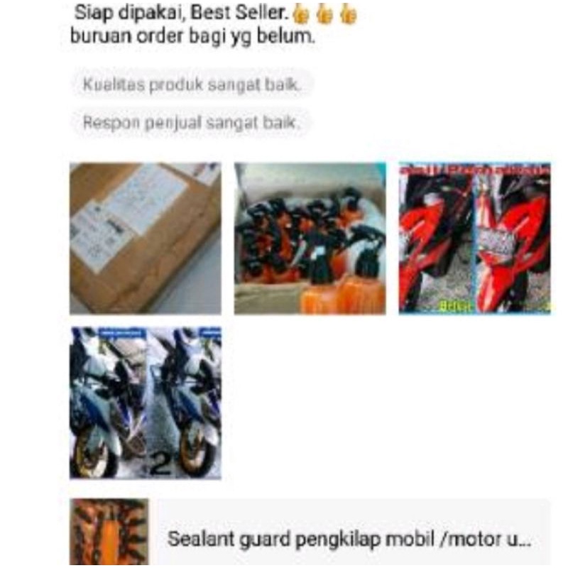 Pengkilap Body Motor/Mobil/Poles/Pengkilat/Coating/Wax/Spray/Pelindung/Pelapis/Cat Body/Sealant Guard/By Microtech 100 ML