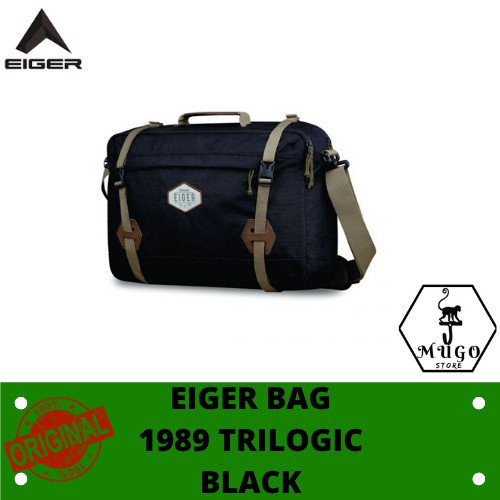 TAS LAPTOP EIGERINDO 1989 TRILOGIC BAG - BLACK