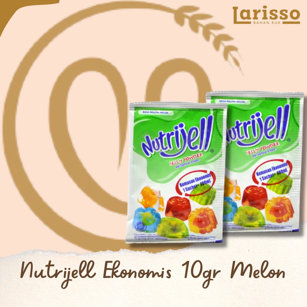 

NUTRIJELL EKONOMIS JELLY POWDER JELI SERBUK INSTAN MELON 10GRAM