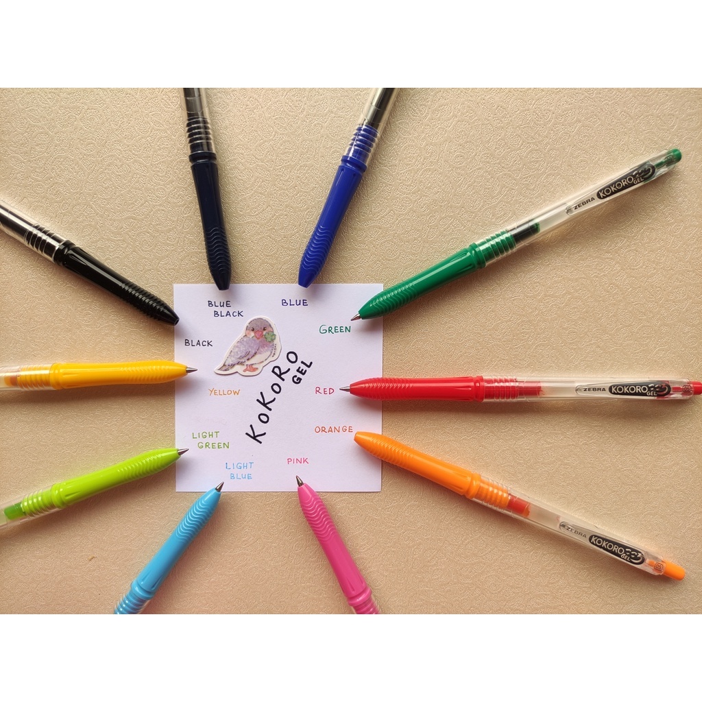 

Pen Gel Zebra Kokoro Color 0.5 mm