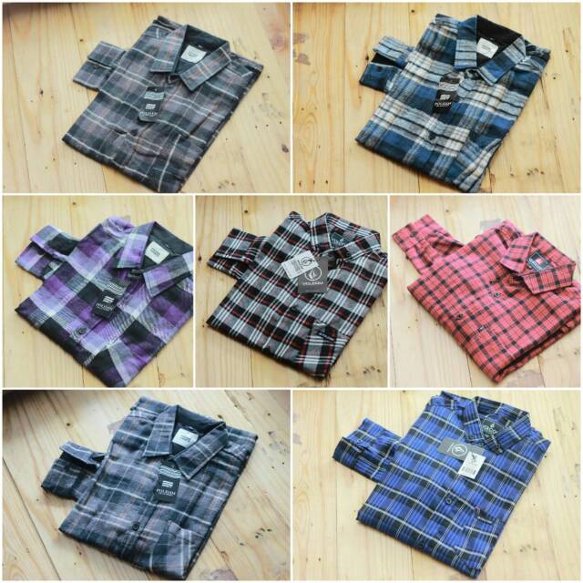 Kemeja flanel grosir