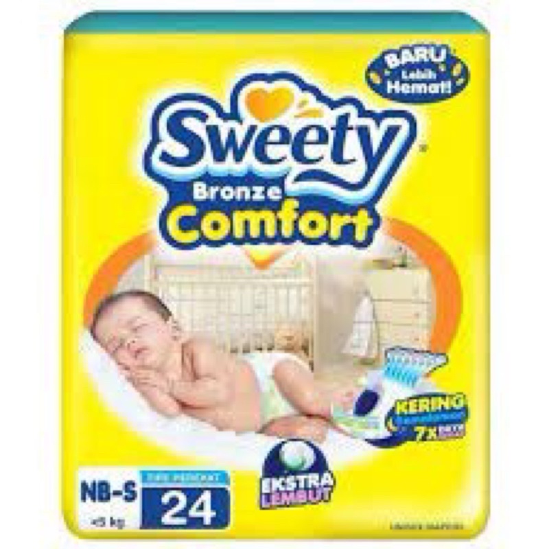 pampers sweety bronze perekat , NBs24 , M40