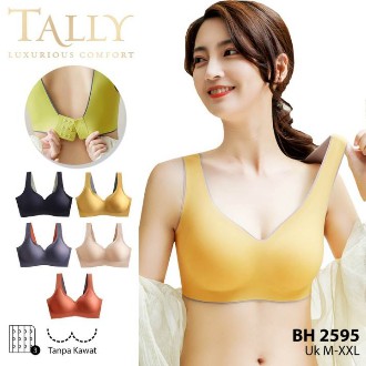 Miniset Remaja TALLY 2595 6688 189 180  Bra Kemben Sport Bra Seamless Polos Tanpa Kawat BTK