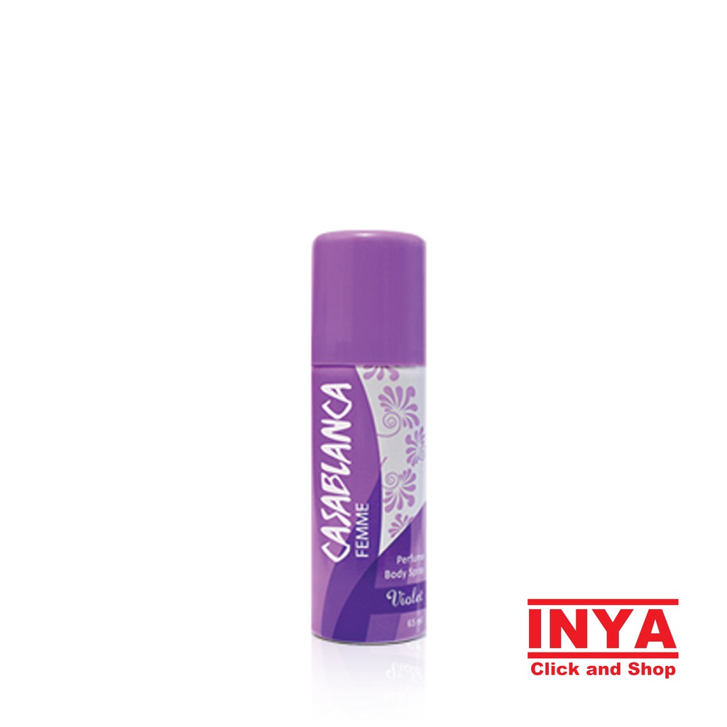 Body Spray Parfum CASABLANCA FEMME VIOLET - PERFUME BODY SPRAY 65ml