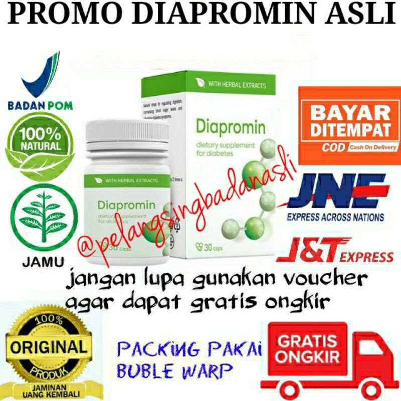 Diapromin Asli Original Obat Herbal Diabetes Kencing Manis Topcer Khasiatnya