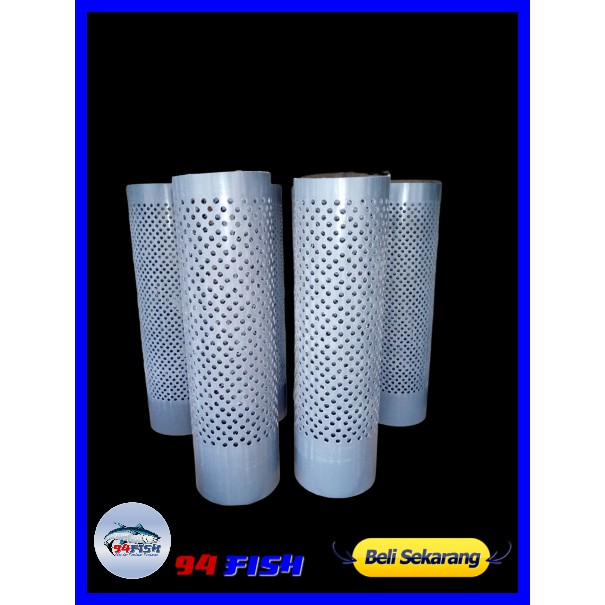 PIPA PEMBUANGAN KOLAM PARALON PEMBUANGAN PIPA FILTER KOLAM 3 INCH PANJANG 30CM LUBANG 4 MM