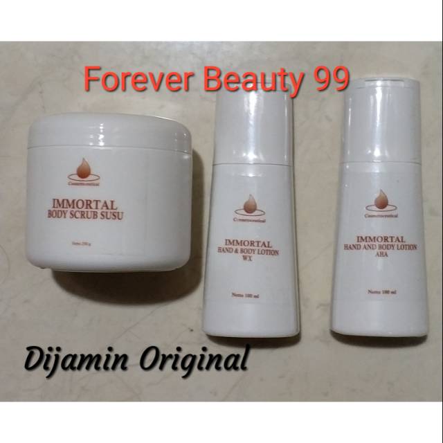 Immortal Paket Pemutih Badan isi 3 - Whitening Body