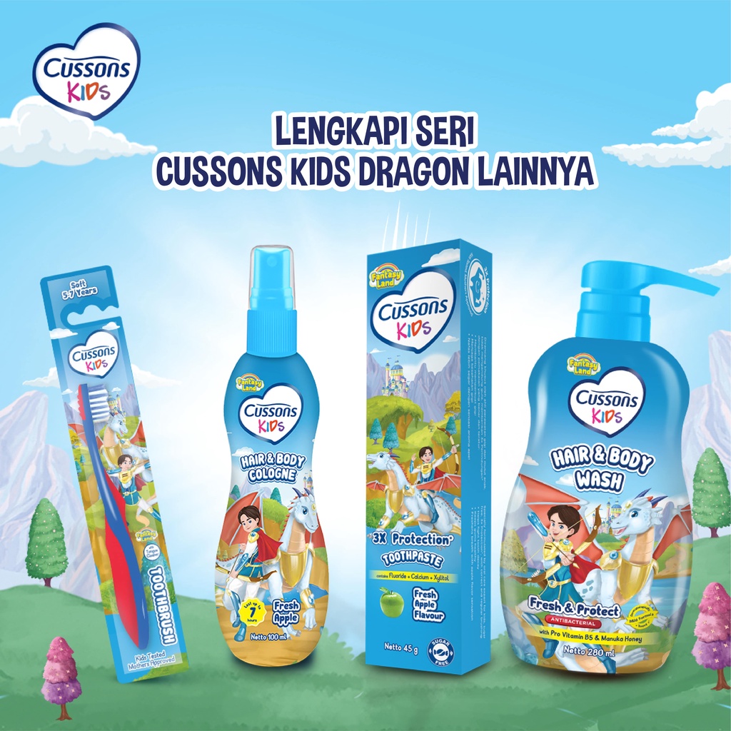 Cussons Kids Shampoo Dragon Fresh &amp; Nourish - Sampo Anak 90ml