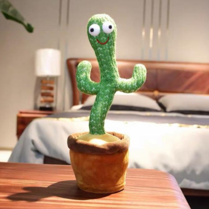mainan anak Boneka Kaktus rekam n goyang/Cactus dancing toys - kaktus polos