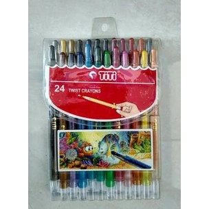 

(BISA COD) Crayon Titi putar 24 MURAH Kode 1347
