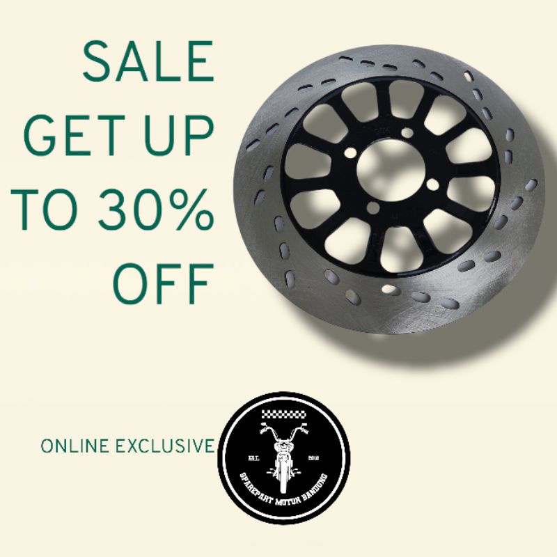 Piringan cakram Belakang Satria 2T - Satria 2tak - Satria hiu - Satria lumba - Shogun old - Shogun C