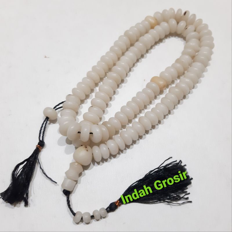 Tasbih Pucuk Gebang Model Donat Atau Gepeng 10mm x 5mm 99butir Original