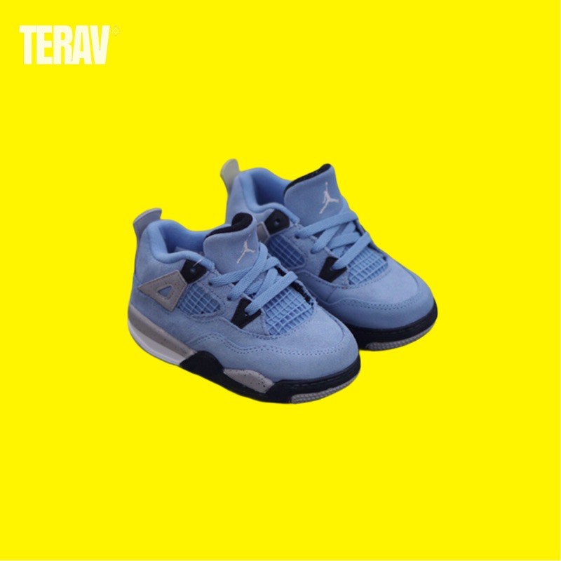 NIKE AIR JORDAN RETRO 4 BLUE SKY KIDS ORIGINAL