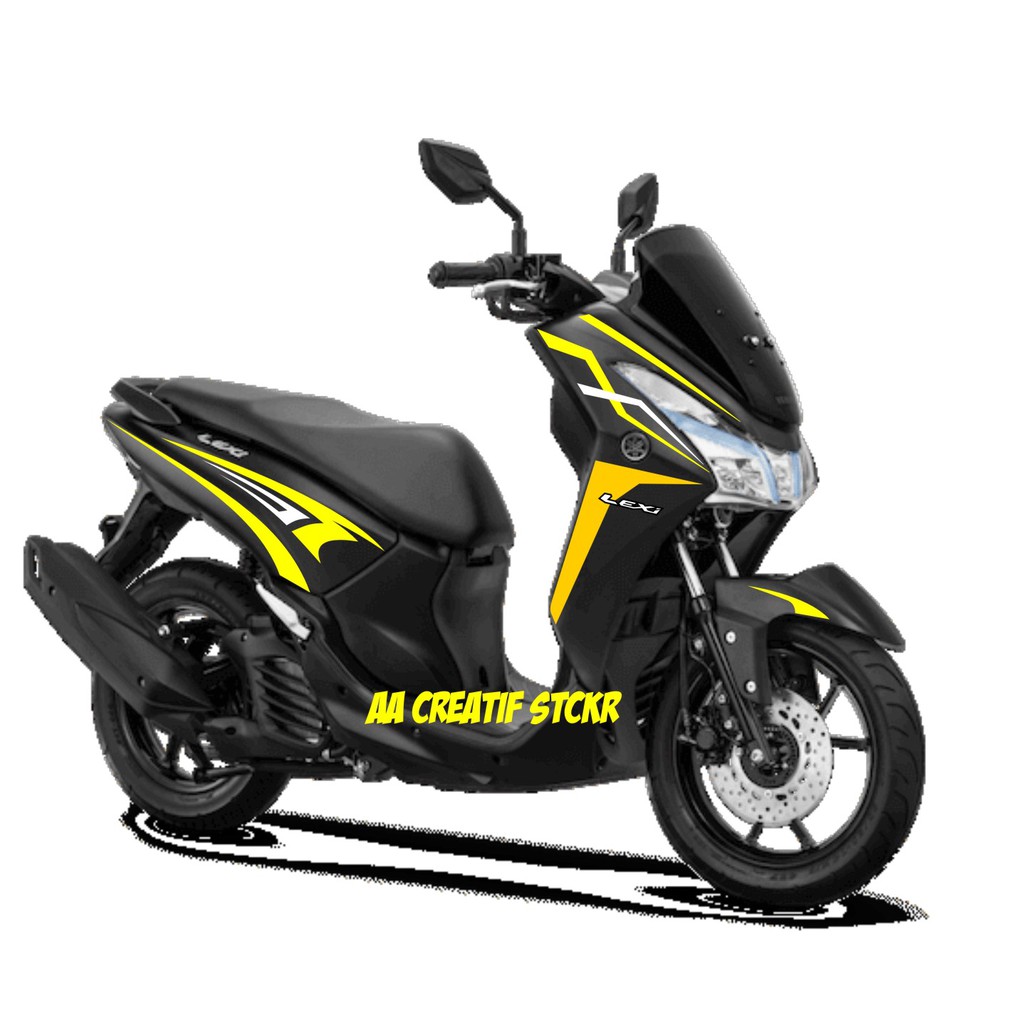 30 Ide Modifikasi Stiker  Yamaha  Lexi  Aneka Stiker  Keren