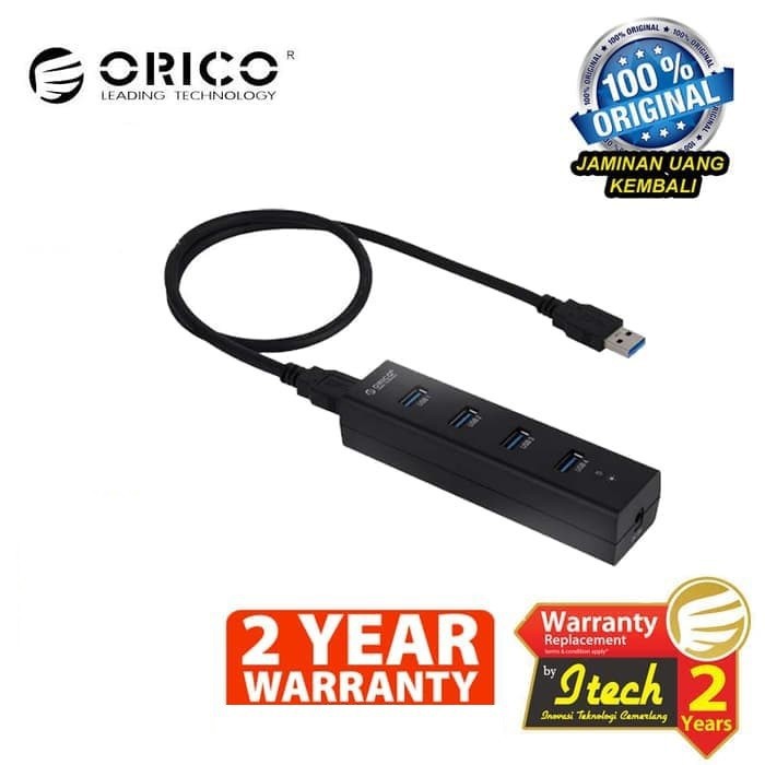 ORICO H4013-U3-SV Alumium 4 Ports USB3.0 HUB ORIGINAL ORICO 4 PORT