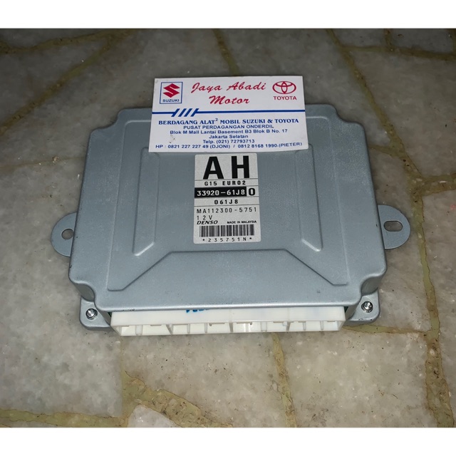 wiring diagram ecu suzuki apv Wiring Diagram