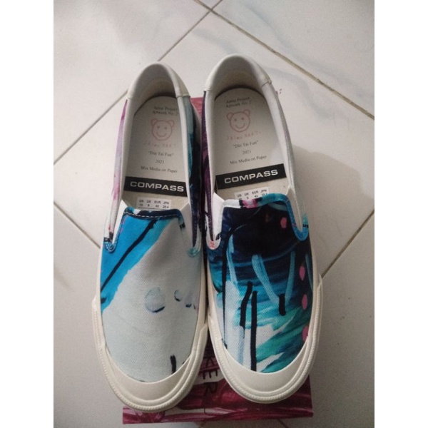 Sepatu Compass X Jason Ranti artwork 2