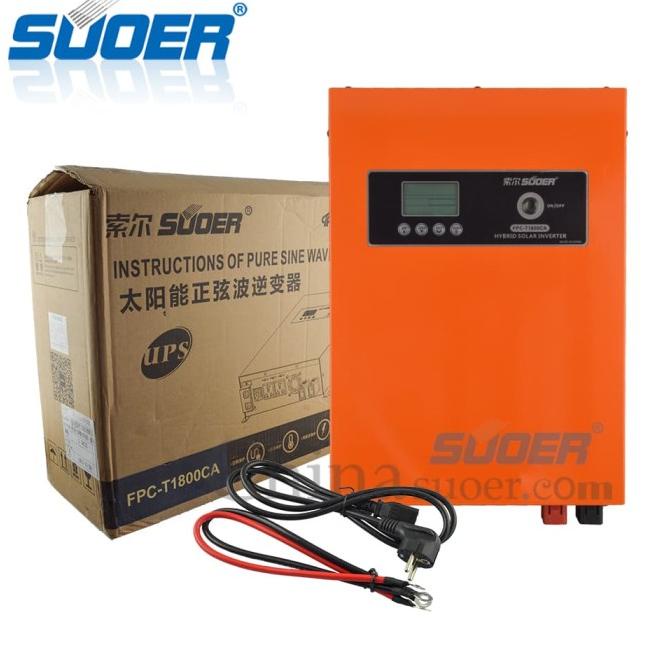 Hybrid Solar Inverter Pure Sine Wave 12V 1800Va Suoer Fpc-T1800Ca