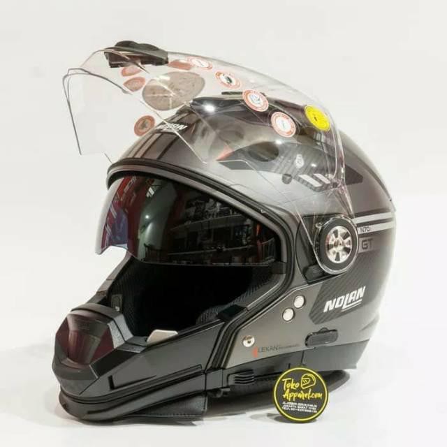 NOLAN N70.2 GT BELLAVISTA.021 FLAT BLACK GREY