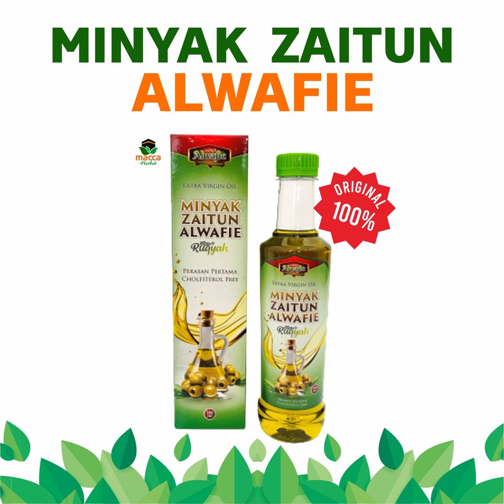 

MINYAK ZAITUN ALWAFIE / ALWAFIE OLIVE OIL 350 ML ORIGINAL