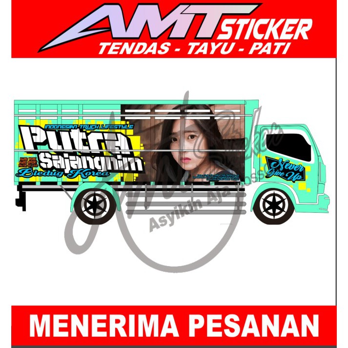 [Terlaris] Stiker Decal Full Body Truk Canter Stiker Truk Stiker Variasi Truk