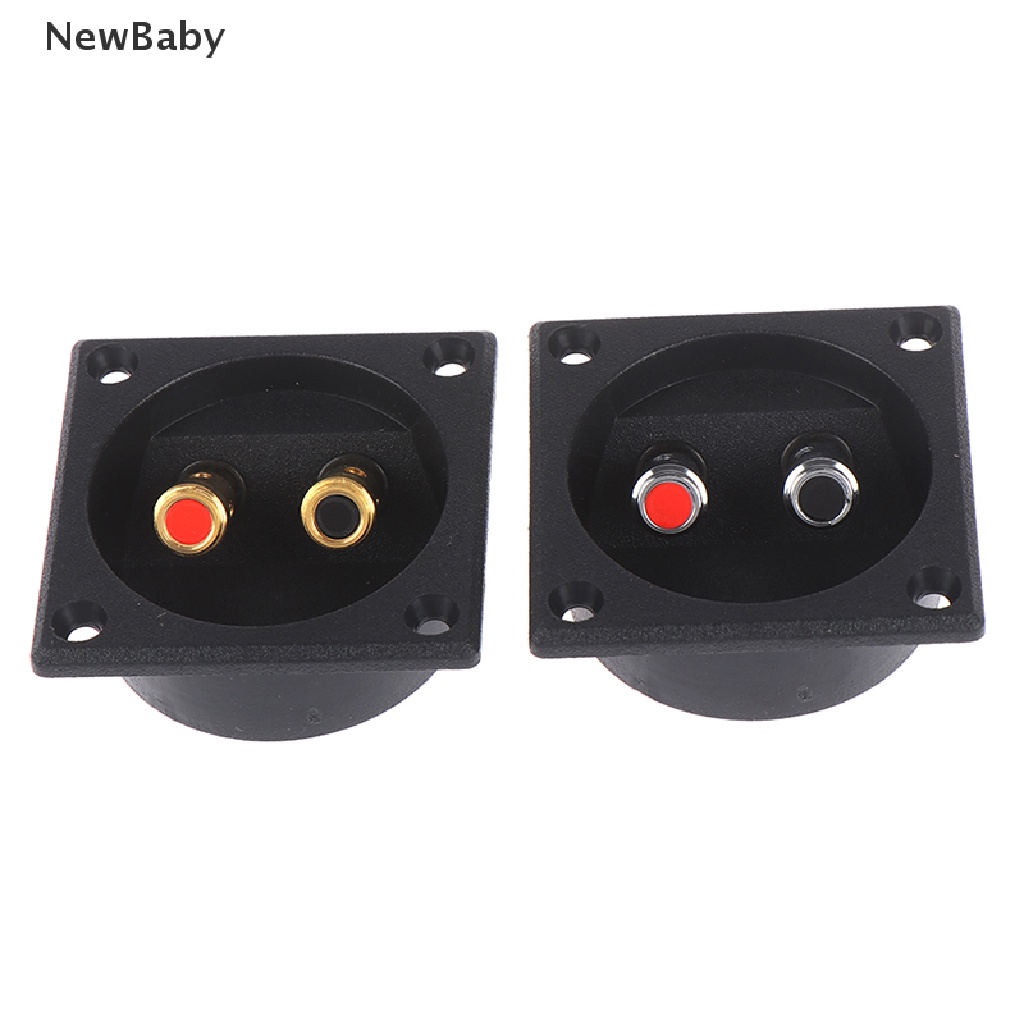 NewBaby 1Pc 50mm Round Cup Subwoofer Plug Car Stereo Speaker Box Terminal Connector ID