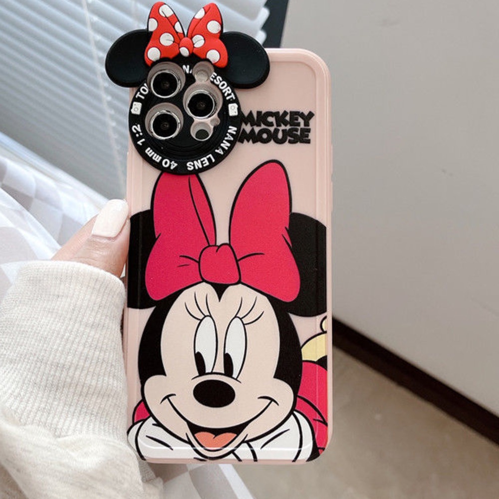 Case Motif Kartun Tikus Untuk IPhone 7 8 Plus 12 13 11 Pro Max X Xs Max Xr Ltsx