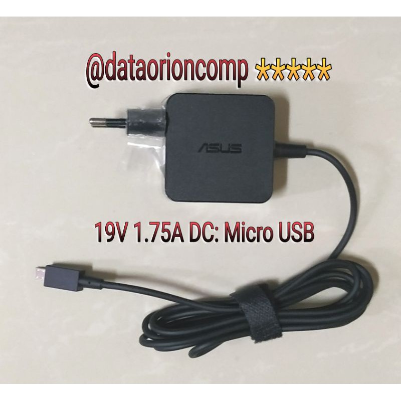 Adaptor Charger Asus Kotak 19V 1.75A USB for Asus Vivobook E202 E202SA e203 E203N E203NA X205 X205T X205TA