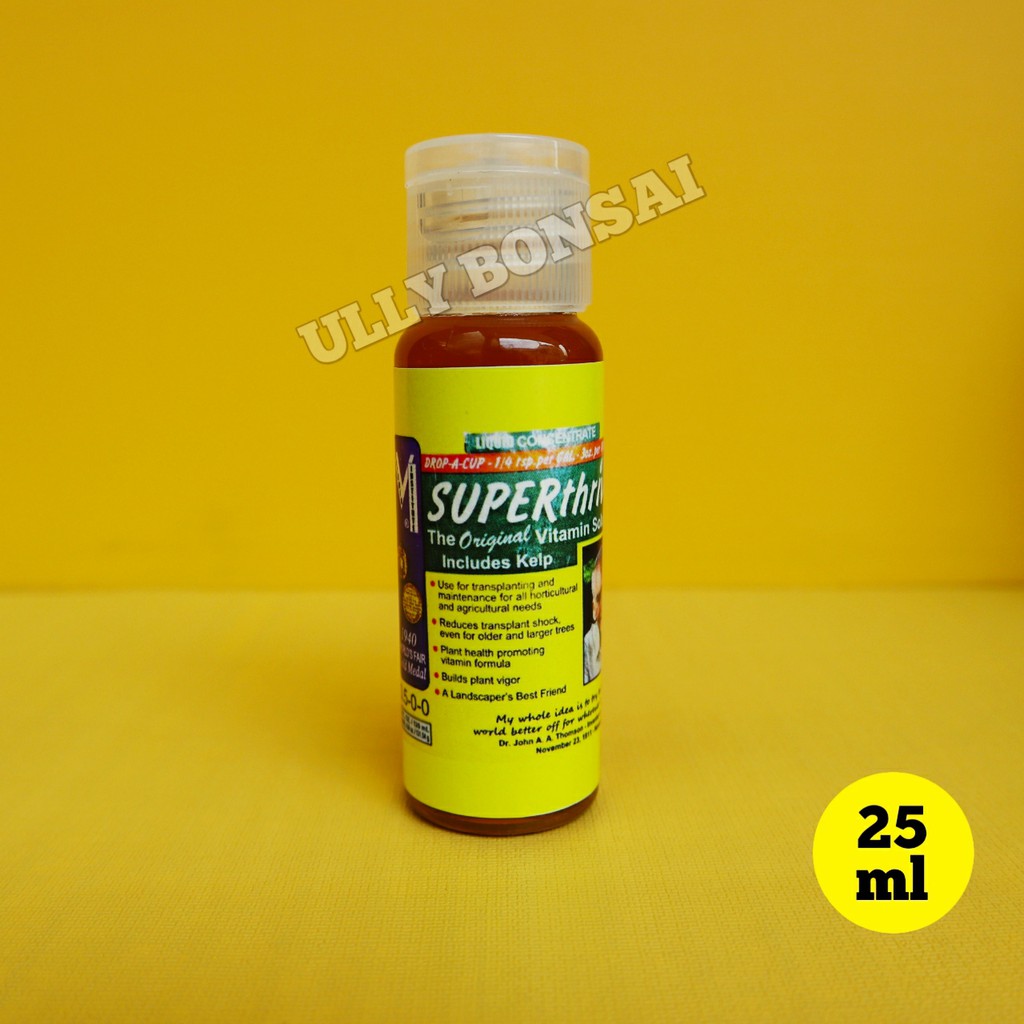 Pupuk Superthrive Hormone Vitamin Pertumbuhan Kemasan Repack 25ml