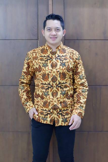 Kemeja koko batik lapis furing katun solo  ori sragenan