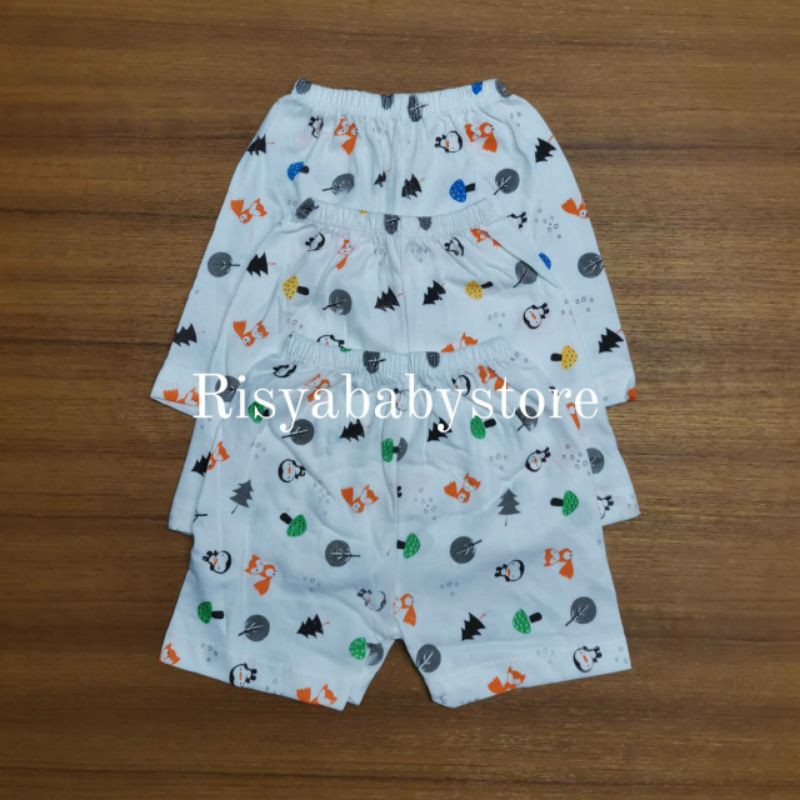 3 pcs celana pendek bayi / grosir celana bayi