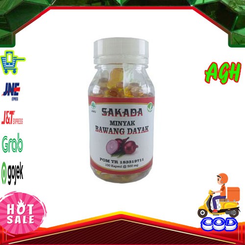 Sakada minyak bawang dayak 100 kapsul