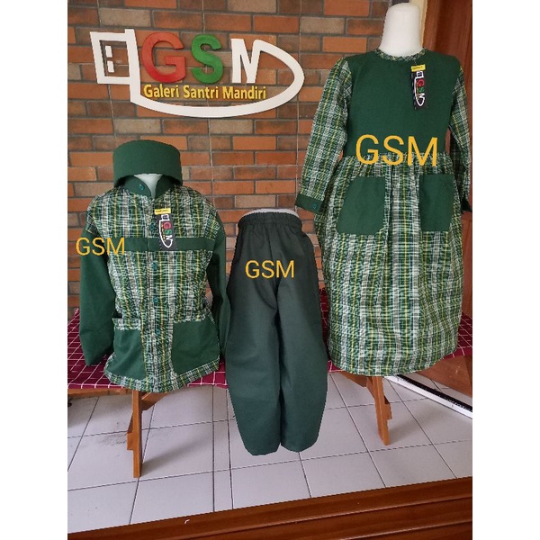Setelan Baju seragam muslim TK / PAUD / TPQ / TPA