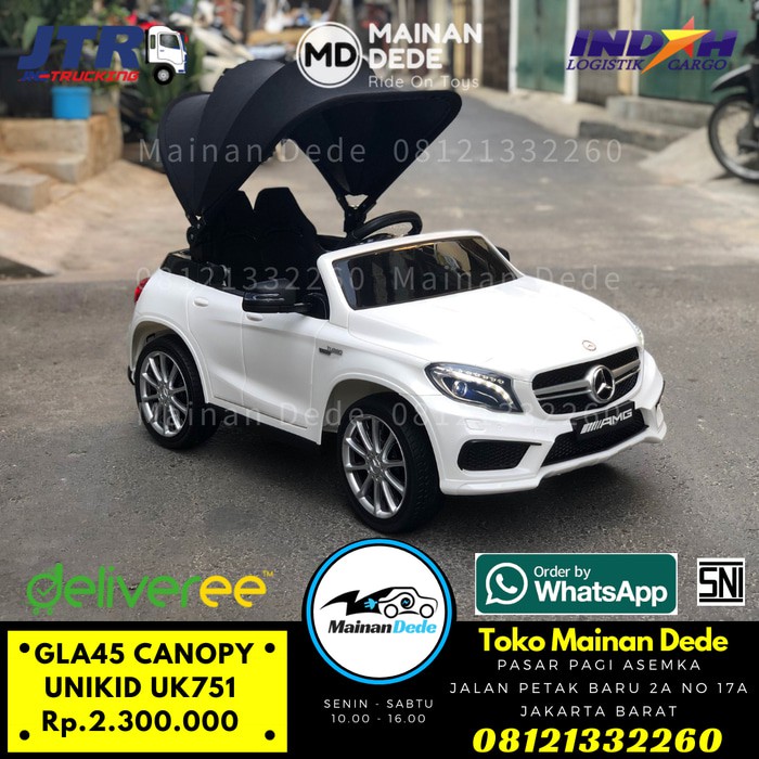Mainan Mobil Aki Anak Mercy Gla45 Unikid Uk733 Licensed / Lisensi Vu8290