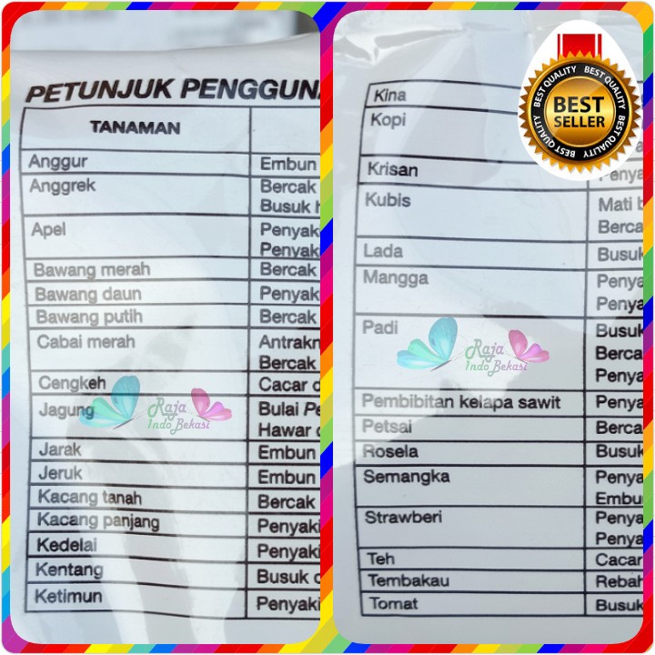 Fungisida Antracol 70 Wp 250 Gram Gr Obat Tanaman Jamur Untuk Anggrek Dan Tanaman Lain | Bukan Pupuk