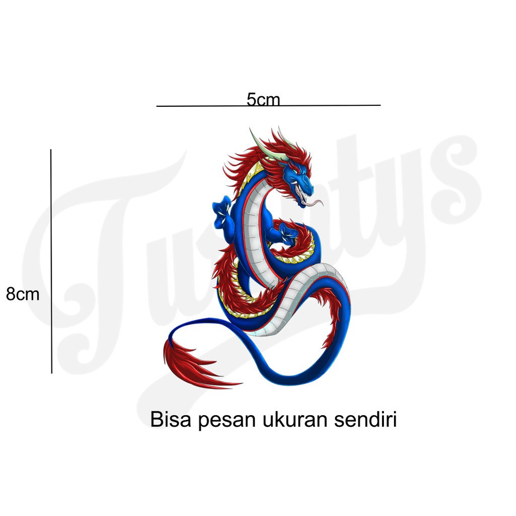 

STIKER NAGA STICKER BISA DITEMPEL DIMANA SAJA
