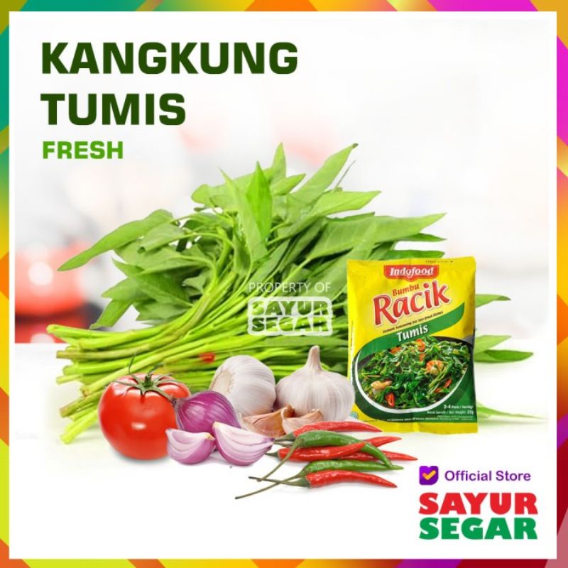 

paket tumis kangkung/terasi murah fresh segar banyak