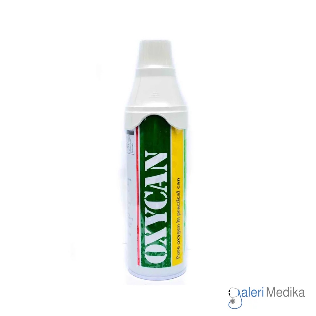 Oxycan 500cc Oksigen Portable Kaleng - Alat Bantu Pernapasan (Khusus Jabodetabek)