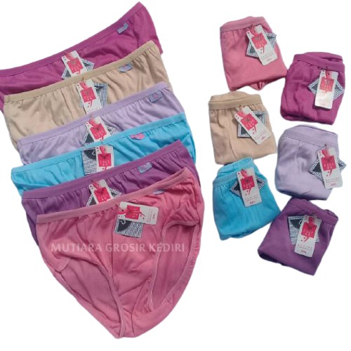 (M L XL 3L 4L) LUSINAN 12PCS CD WANITA CELANA DALAM JUMBO MURAH GROSIR CD WANITA 1 LUSIN DEWASA ESSE