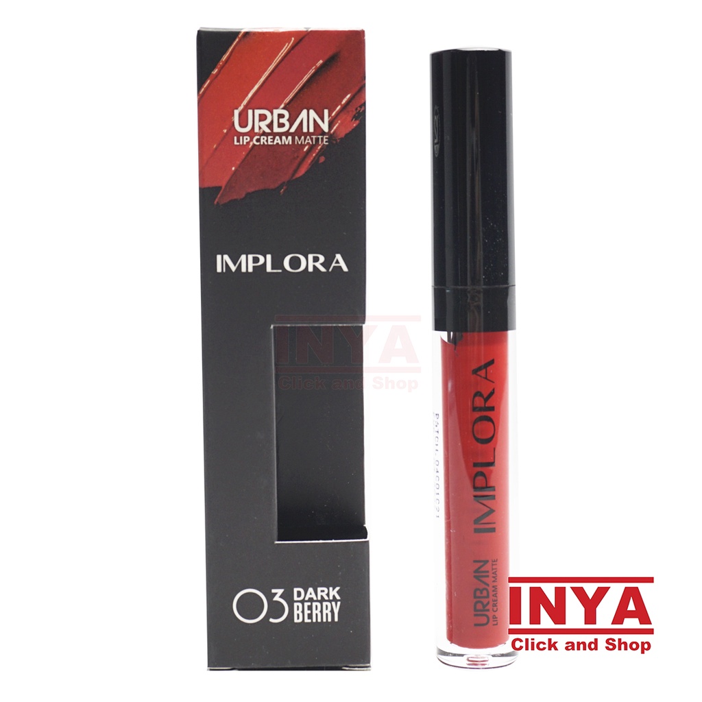 IMPLORA URBAN LIP CREAM MATTE 03 DARK BERRY 2.9gr