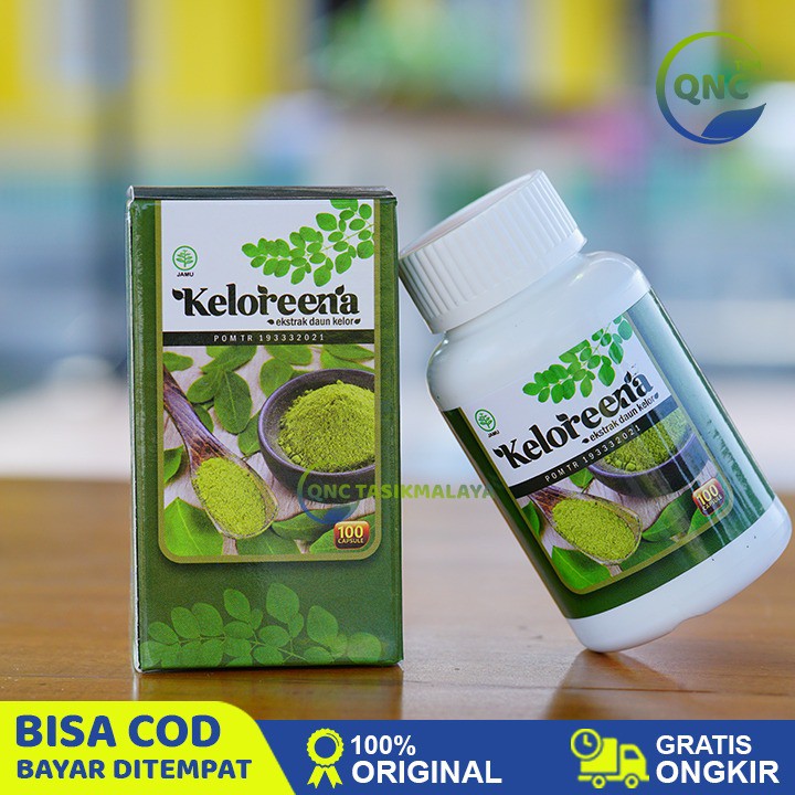 Keloreena Kapsul - Ekstrak Daun Kelor - Obat Alami Sperma Encer - HALAL MUI & BPOM