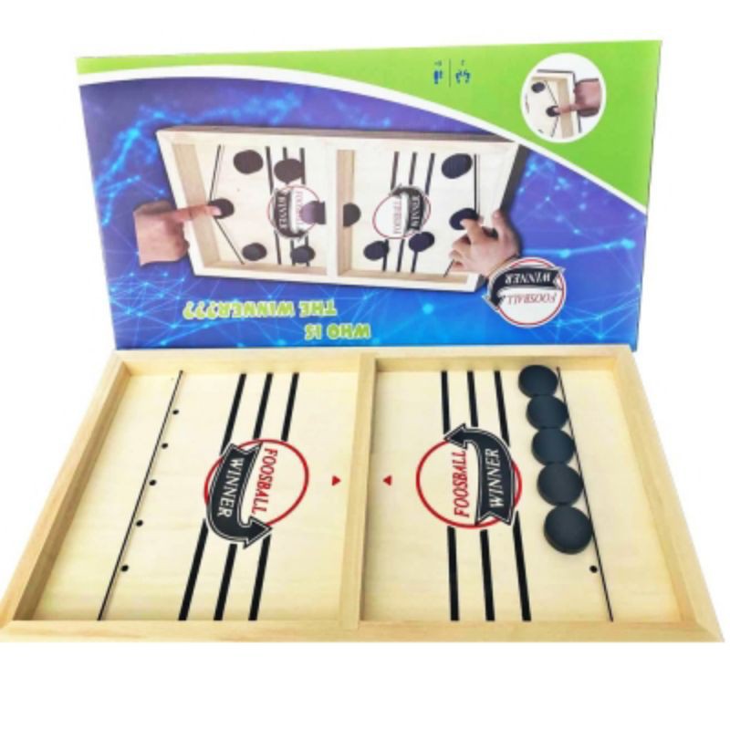 Slingshot Winner / Super Foosball Sling Puck Game / Table a elastique